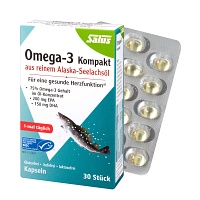 OMEGA-3 KOMPAKT aus reinem Alaska-Seelachsöl Salus - 30Stk