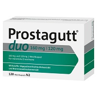 PROSTAGUTT duo 160 mg/120 mg Weichkapseln - 120Stk - Weniger Müssen müssen