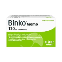 BINKO Memo 120 mg Filmtabletten - 30Stk - Gedächtnis & Konzentration