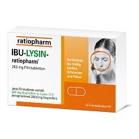 IBU-LYSIN-ratiopharm 293 mg Filmtabletten (10 Stk) - medikamente-per