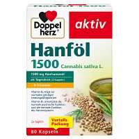 DOPPELHERZ Hanföl Kapseln - 80Stk