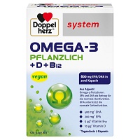 DOPPELHERZ Omega-3 pflanzlich system Kapseln - 120Stk - Doppelherz® System