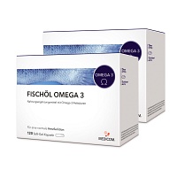 FISCHÖL OMEGA 3 Weichkapseln - 2X120Stk