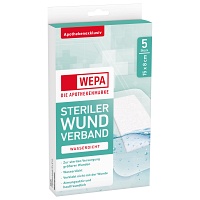 WEPA Wundverband wasserdicht 8x15 cm steril - 5Stk