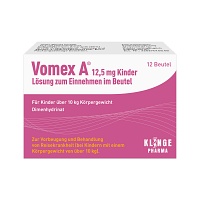 VOMEX A 12,5 mg Kinder Lsg.z.Einnehmen im Beutel - 12Stk - Erkältung & Fieber