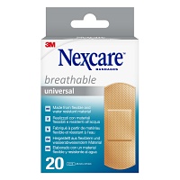 NEXCARE breathable universal Pflaster 25x72 mm - 20Stk