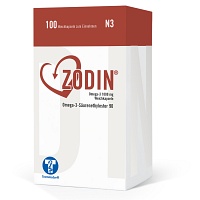 ZODIN Omega-3 1000 mg Weichkapseln - 100Stk - Omega-3-Fettsäuren