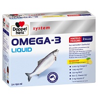 DOPPELHERZ Omega-3 Liquid system - 3X150ml - Doppelherz® System