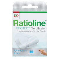 RATIOLINE protect Gelpflaster 4,5x7,4 cm - 5Stk