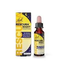 BACHBLÜTEN Original Rescura Night Tropfen alk.frei - 10ml - Beruhigung & Schlaf