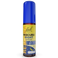 BACHBLÜTEN Original Rescura Night Spray m.Alkohol - 20ml - Beruhigung & Schlaf