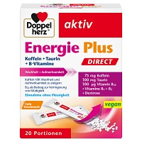 DOPPELHERZ Energie Plus DIRECT Pellets - 20Stk - Gedächtnis, Nerven & Beruhigung