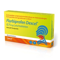 FLURBIPROFEN Dexcel 8,75 mg Lutschtabletten - 24Stk - Erkältung