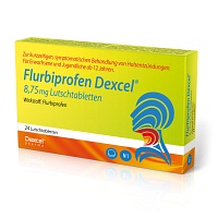 FLURBIPROFEN Dexcel 8,75 mg Lutschtabletten - 24Stk - Erkältung