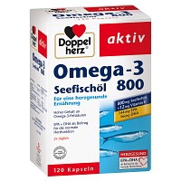 DOPPELHERZ Omega-3 Seefischöl 800 aktiv Kapseln - 120Stk - Herz-Kreislauf