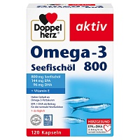 DOPPELHERZ Omega-3 Seefischöl 800 aktiv Kapseln - 120Stk - Herz-Kreislauf