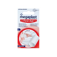 ELASTISCHE BINDE 6 cmx4 m m.Klemme megaplast - 2Stk