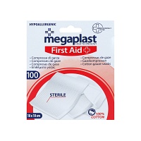 GAZEKOMPRESSEN 10x10 cm steril - 100Stk