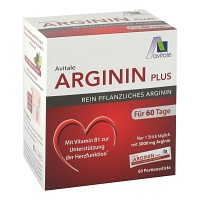 ARGININ PLUS Vitamin B1+B6+B12+Folsäure Sticks - 60X5.9g - Mittel bei hohem Blutdruck