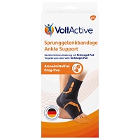 VOLTACTIVE Sprunggelenkbandage links S - 1Stk - Sprunggelenksunterstützung