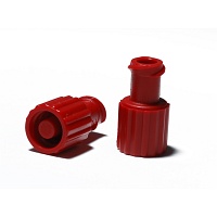 KOMBISTOPFEN steril Luer-Lock rot - 100Stk