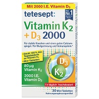 TETESEPT Vitamin K2+D3 2000 Tabletten - 30Stk