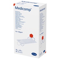 MEDICOMP Vlieskomp.steril 10x20 cm 4fach - 25X2Stk