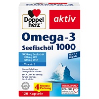 DOPPELHERZ Omega-3 Seefischöl 1000 Kapseln - 120Stk - Herz-Kreislauf