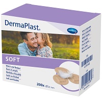 DERMAPLAST SOFT Spots Pflaster rund 22 mm - 200Stk