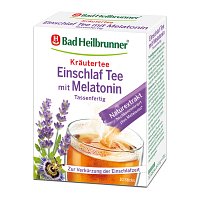 BAD HEILBRUNNER Einschlaf Tee m.Melatonin tassenf. - 10X1g