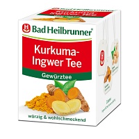 BAD HEILBRUNNER Kurkuma-Ingwer Tee Filterbeutel - 8Stk
