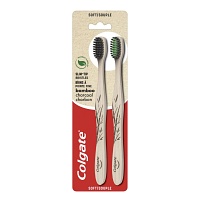 COLGATE Bamboo Aktivkohle Zahnbürste - 2Stk