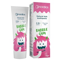 ZAHNPASTA Kids Bubble-Gum ohne Fluor Nordics - 50ml