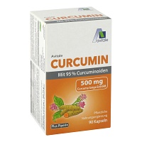 CURCUMIN 500 mg 95% Curcuminoide+Piperin Kapseln - 90Stk - Abwehrstärkung