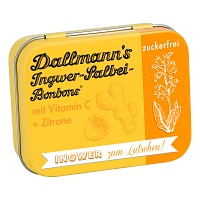DALLMANN\'S Ingwer Salbei Bonbons o.Z.in der Dose - 46g