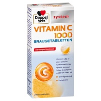 DOPPELHERZ Vitamin C 1000 system Brausetabletten - 40Stk - Doppelherz® System