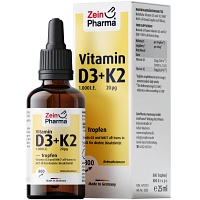 VITAMIN D3+K2 MK-7 Tropfen z.Einnehmen hochdosiert - 25ml