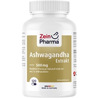 ASHWAGANDHA EXTRAKT 500 mg Kapseln - 120Stk