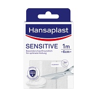 HANSAPLAST Sensitive Pflast.hypoallergen 6 cmx1 m - 1Stk - Wundversorgung
