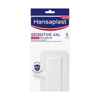 HANSAPLAST Sensitive Wundverband steril 10x20 cm - 5Stk - Hansaplast