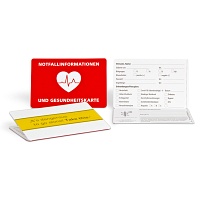 NOTFALL-INFO-Kartenhülle für die Gesundheitskarte - 1Stk - Erste Hilfe