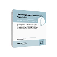 LIDOCAIN pharmarissano 0,5% Inj.-Lsg.Ampullen 2 ml - 10X2ml