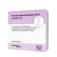 PROCAIN pharmarissano 0,5% Inj.-Lsg.Ampullen 2 ml - 10X2ml