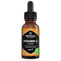 VITAMIN A 500 µg hochdosiert vegan Tropfen - 50ml - Vegan