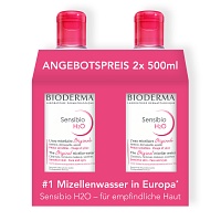 BIODERMA Sensibio H2O Reinigungslösung Duo - 2X500ml