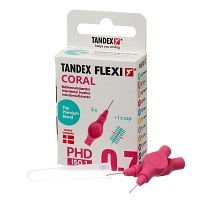 TANDEX FLEXI Interdentalb.PHD 0.7/ISO 1 coral - 6X1Stk