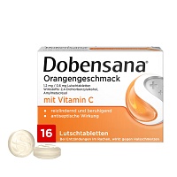 DOBENSANA Orangengeschmack 1,2mg/0,6mg Lutschtabl. - 16Stk - Dobensana