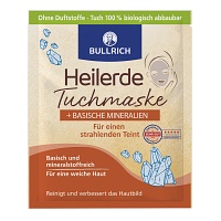 BULLRICH Heilerde Tuchmaske+basische Mineralien - 1Stk