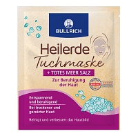 BULLRICH Heilerde Tuchmaske+Totes Meer Salz - 1Stk