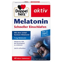 DOPPELHERZ Melatonin Tabletten - 40Stk - Gedächtnis, Nerven & Beruhigung
